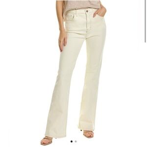 NWT CE by Current Elliott High Rise Flare Jeans White Retro Sz 31